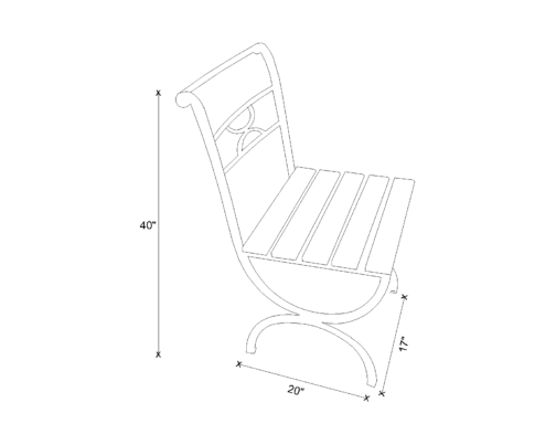 Dining Chair Drawing - Beth