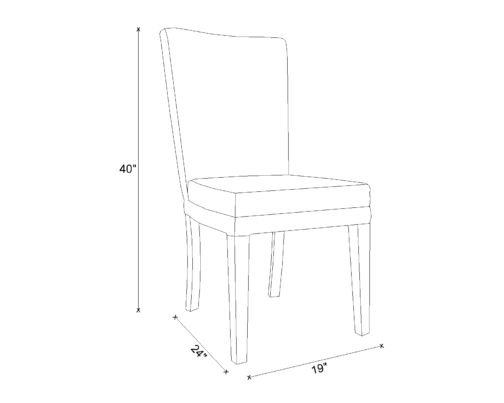 Dining Chair Drawing - Dora