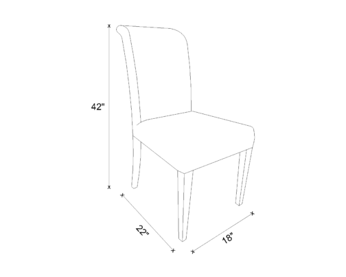 Dining Chair Drawing - Emily