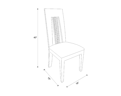 Dining Chair Drawing - Lisa