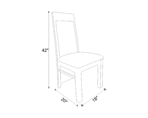 Dining Chair - Veronica Drawing